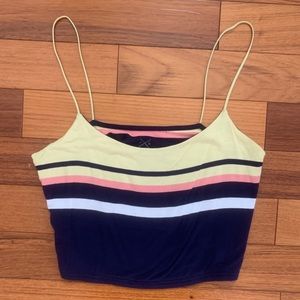 colorful, striped tank top from Pacsun!
